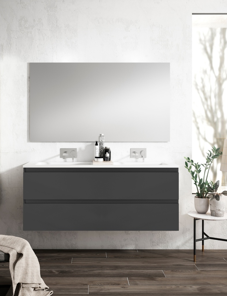 MEUBLE BOX 120 2T/2V SUSP CENIZA