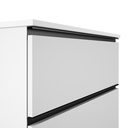 MEUBLE GRANADA 80 2T SUSP ADA- TIRADOR NEGRO