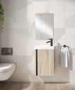 ENSEMBLE LAGOS DE 40 DE 1P (MEUBLE+VASQUE+MIROIR) ALISO