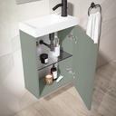 ENSEMBLE LAGOS DE 40 DE 1P (MEUBLE+VASQUE+MIROIR) MUSGO