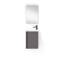 ENSEMBLE LAGOS DE 40 DE 1P (MEUBLE + VASQUE + MIROIR) CENIZA