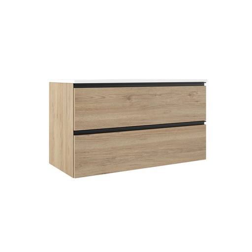 [VISO76571] MEUBLE GRANADA 100 2T SUSP COSTA- TIRADOR NEGRO