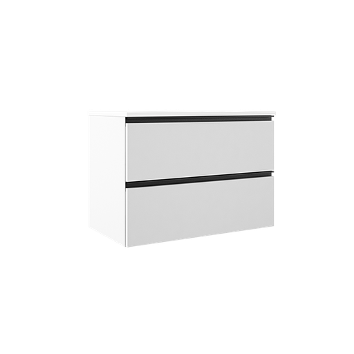 [VISO87519] MEUBLE GRANADA 80 2T SUSP ADA- TIRADOR NEGRO