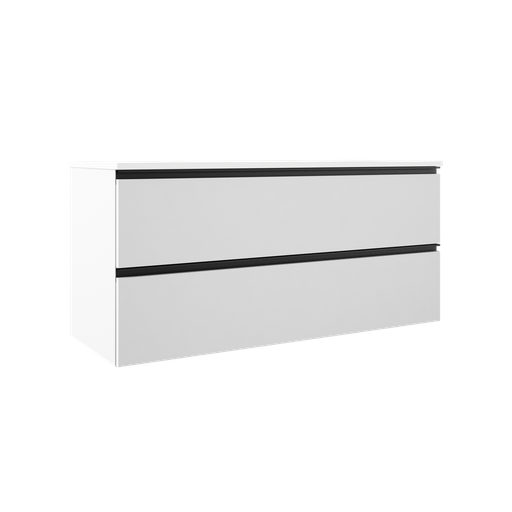 [VISO87549] MEUBLE GRANADA 120 2T/2V SUSP ADA- TIRADOR NEGRO