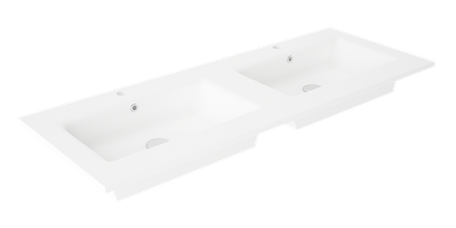 [VISO81684] DOUBLE VASQUE HASVIK  120CM 