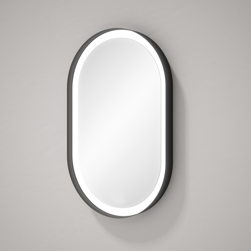 [VISO87666] MIROIR  LOIRA  RÉTROÉCLAIRÉ NEGRO
